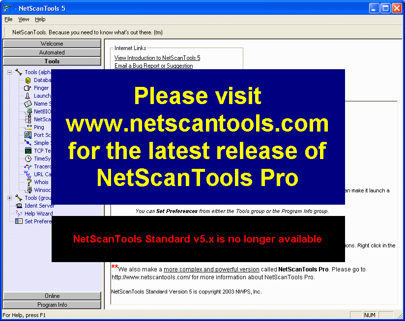NetScanTools - A must-have set of internet utilities.