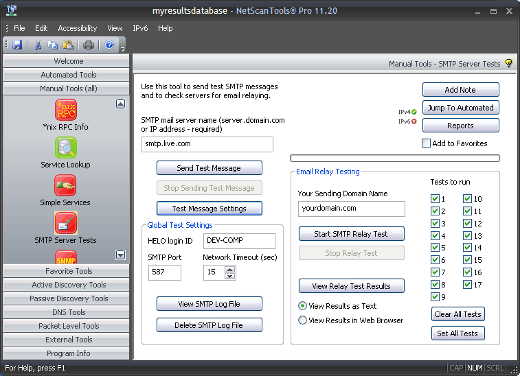 Test Authenticated Smtp Relay