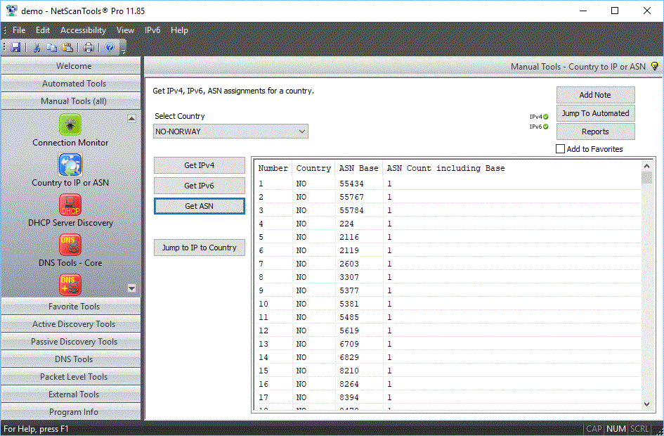 ip address country assignment