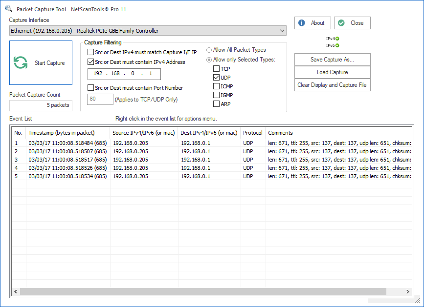 UDP Generator