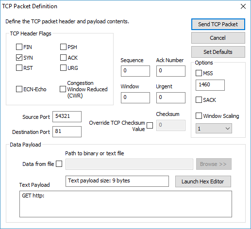 Packet Generator