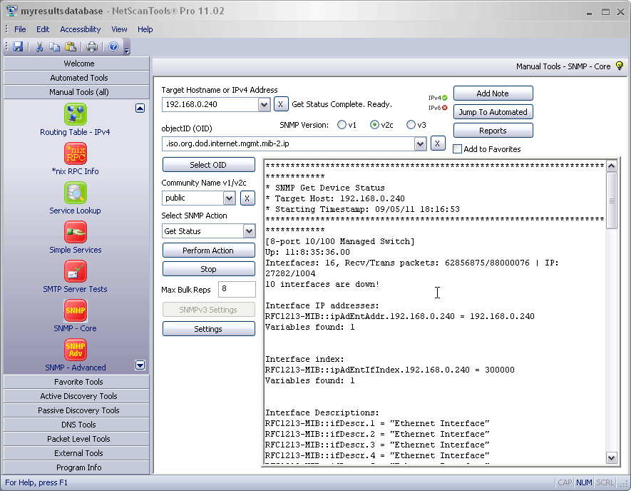 SNMP Tools - Core and Advanced